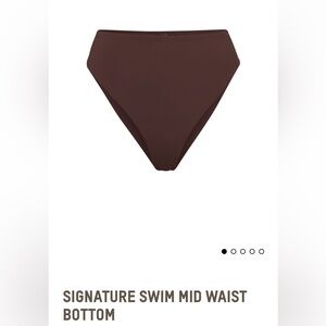 Brand new skims high waisted bottoms in cocoa